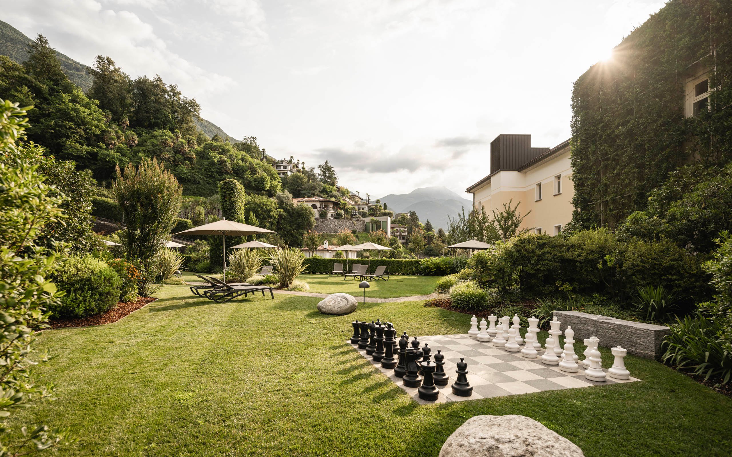 Hotel Belvedere Locarno giardino